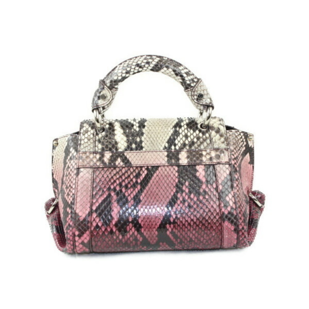 Salvatore Ferragamo Sofia Python Leather Handbag … - image 2